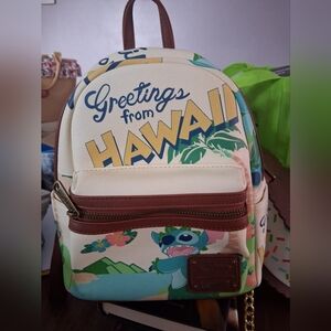 Lilo And Stitch Postcard Loungefly Mini Backpack